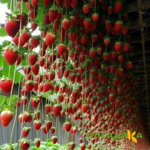 Клубника ампельная Анастасия купить по цене от 370р. в интернет-магазине «Посадика» с доставкой почтой в в Камбаркае и по всей России – [изображение №1].
