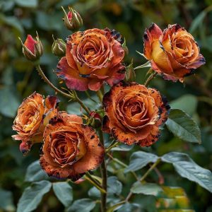 Роза плетистая Оранжевый Бриллиант купить по цене от 450р. в интернет-магазине «Посадика» с доставкой почтой в в Камбаркае и по всей России – [изображение №1].